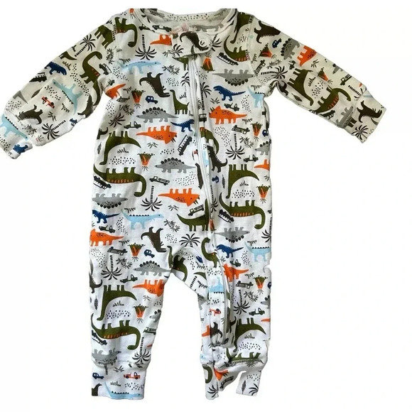 8 Piece Infant Boy Lot 0-3 Months Sleeper Body Suit Pants Hoodie - Picture 5 of 6